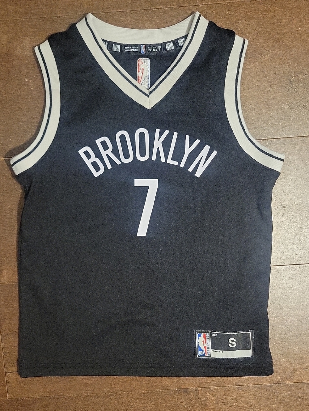 NBA Brooklyn Nets Jersey - Black and White #7